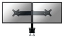 Support écran Neomounts D700D 2x 19-30" avec pince noir