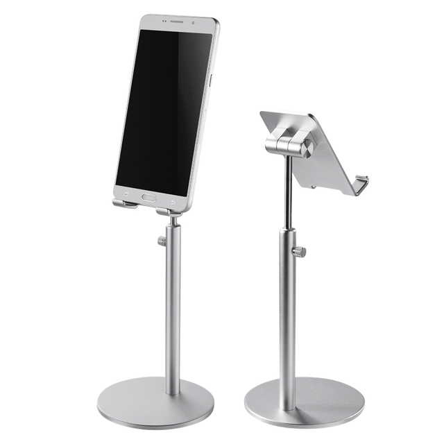 Telefoonstandaard Neomounts DS10200SL1 in hoogte verstelbaar zilver