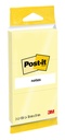 Bloc-mémos Post-it Notes 6810 38x51mm jaune canari 3 pièces