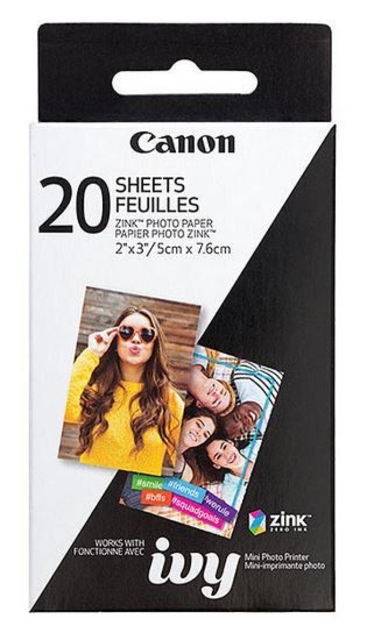 Papier photo Canon Zoemini ZP-2030 20 feuilles