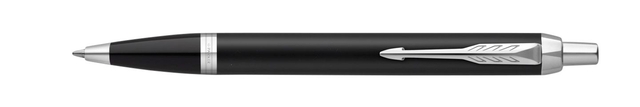 Stylo bille Parker IM Matt Black CT Medium