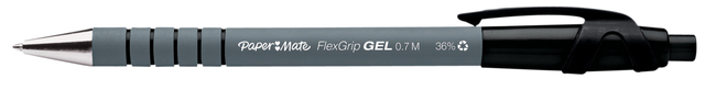 Stylo gel Paper Mate Flexgrip 0.7mm noir