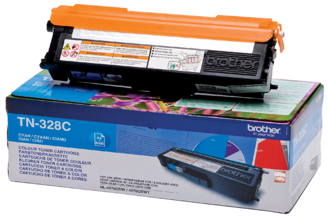 Toner Brother TN-328C blauw