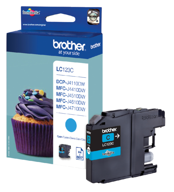 Cartouche d’encre Brother LC-123C bleu