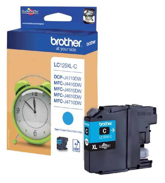 Cartouche d’encre Brother LC-125XLC bleu