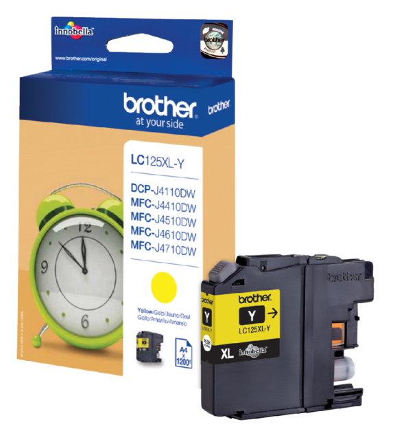 Inktcartridge Brother LC-125XLY geel