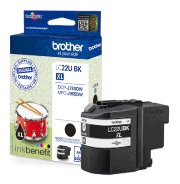 Inktcartridge Brother LC-22UBK zwart