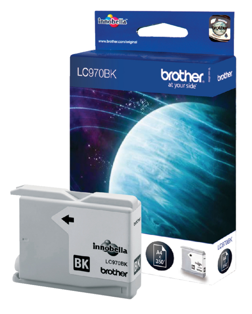 Inktcartridge Brother LC-970BK zwart