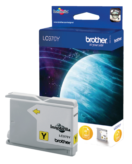 Inktcartridge Brother LC-970Y geel