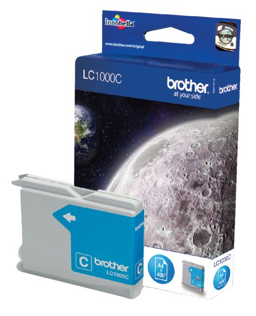 Inktcartridge Brother LC-1000C blauw