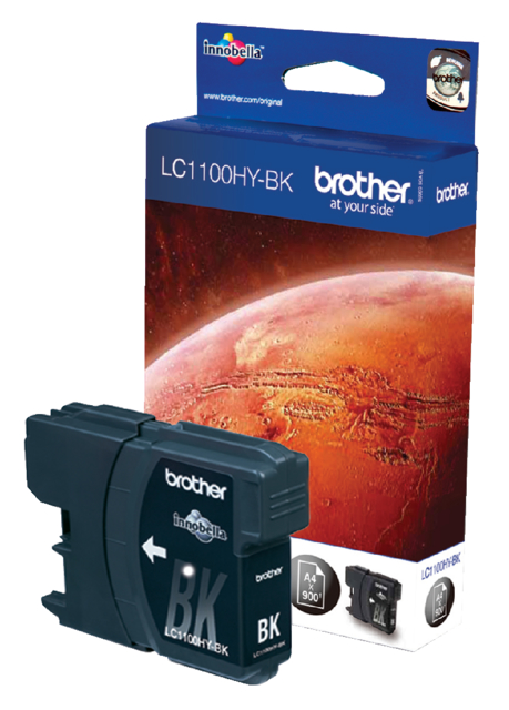 Inktcartridge Brother LC-1100HYBK zwart