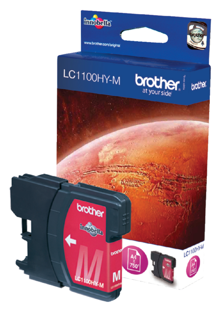 Inktcartridge Brother LC-1100HYM rood