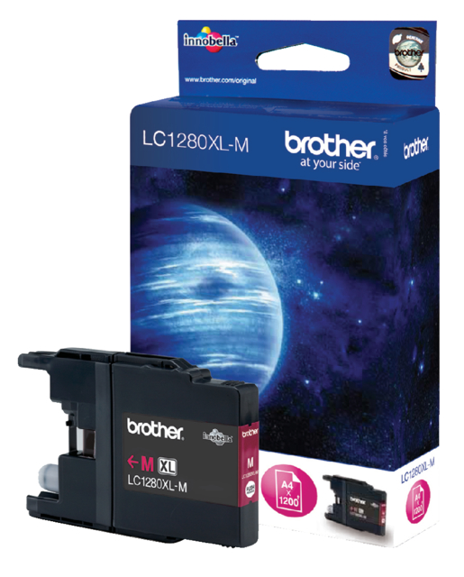 Inktcartridge Brother LC-1280XLM rood