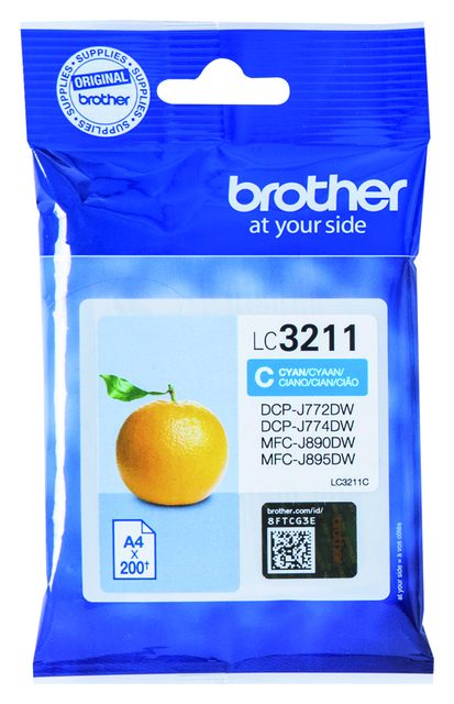 Cartouche d’encre Brother LC-3211C bleu