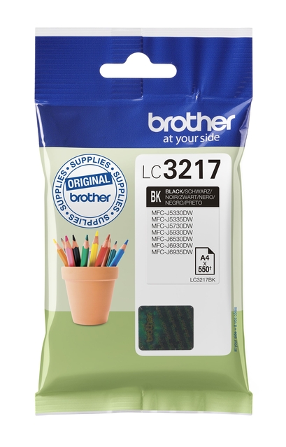 Cartouche d’encre Brother LC-3217BK noir