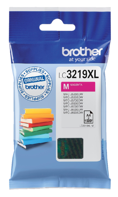 Inktcartridge Brother LC-3219XLM rood