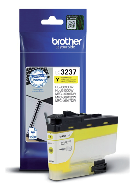 Inktcartridge Brother LC-3237Y geel