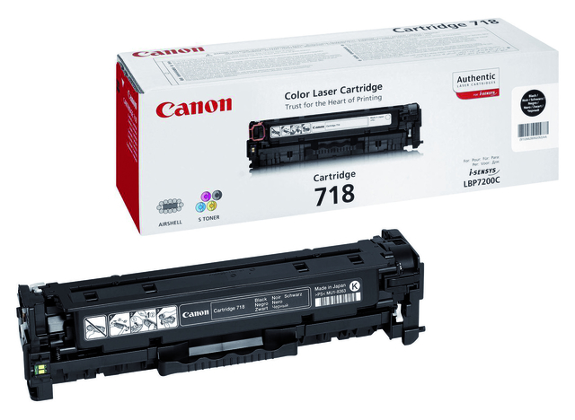 Tonercartridge Canon 718 zwart