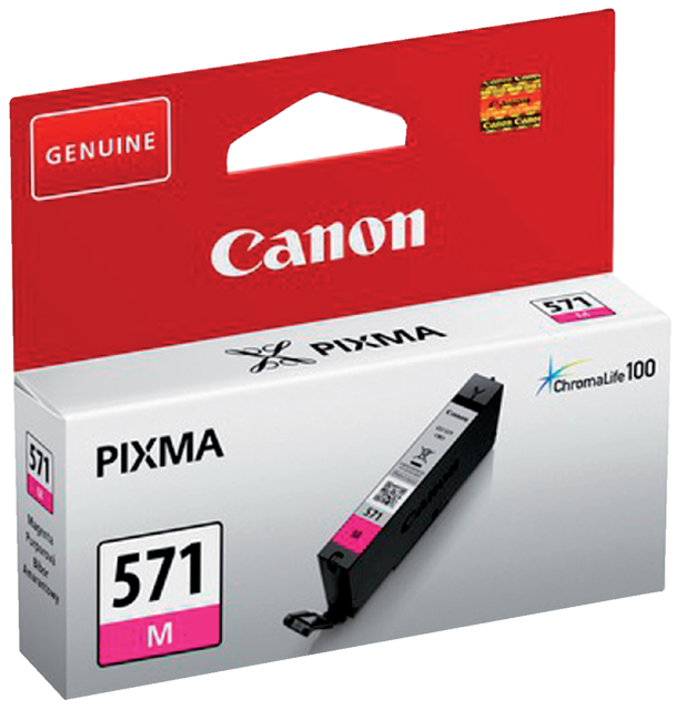 Inktcartridge Canon CLI-571 rood