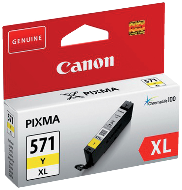 Inktcartridge Canon CLI-571XL  geel