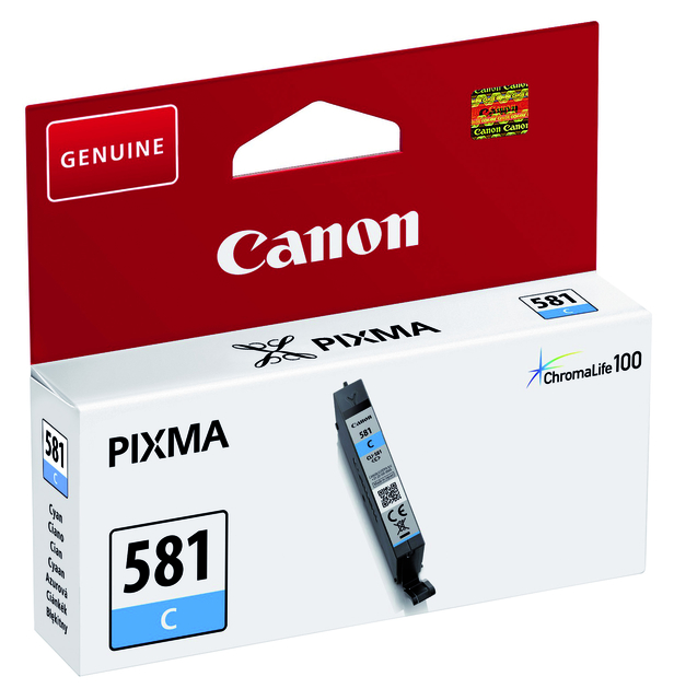 Inktcartridge Canon CLI-581 blauw