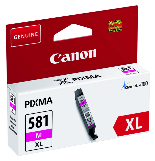 Inktcartridge Canon CLI-581XL rood