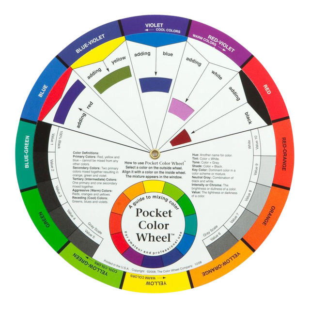 Disque nuancier The Color Wheel Company 23cm