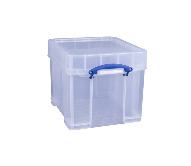 BoIte de rangement Really Useful 35 litres 480x390x345mm transparent blanc