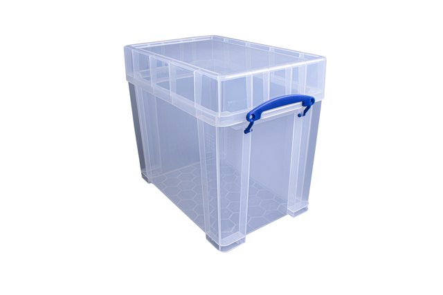 Boîte de rangement Really Useful 19 litres 395x255x330mm transparent blanc