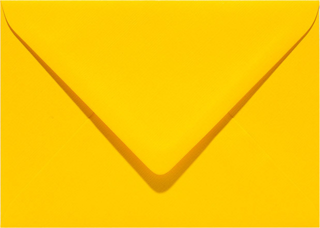 Enveloppe Papicolor EA5 156x220mm jaune paquet 6 pièces