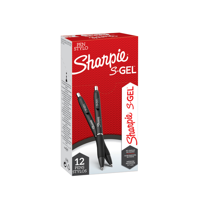 Gelschrijver Sharpie S-gel medium rood