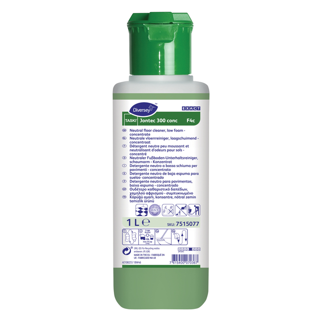 Vloerreiniger Taski Jontec 300 conc laagschuimend 1L
