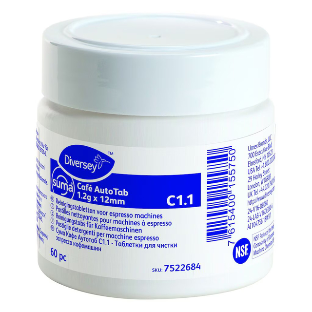 Reinigingstabletten Suma Café AT 1,2g 60 stuks