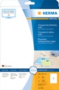 Etiquette HERMA 4585 210x297mm résistante aux intempéries 10 pièces transparente mate