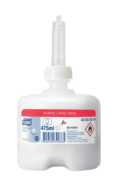 Toiletbrilreiniger Tork S2 tbv dispensersystemen premium  475ml 420302