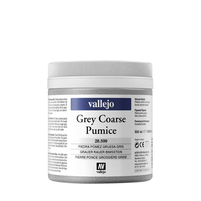 Acrylpasta Acrylicos Vallejo PUIMSTEEN 500ml grof grijs