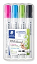 Whiteboardmarker Staedtler Lumocolor 351 set à 4 stuks fun assorti