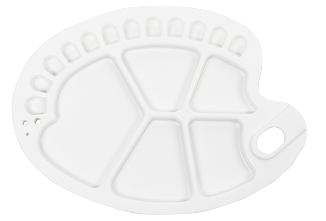 Palette Conda ovale 25x35cm plastique