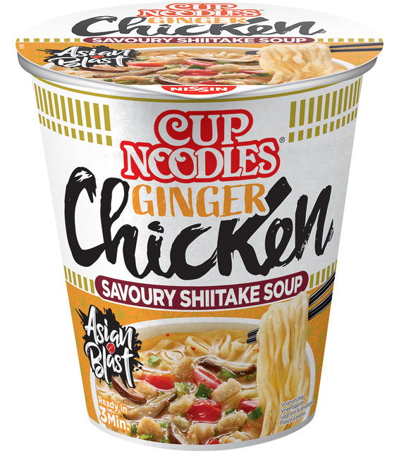 Noodles Nissin ginger chicken cup