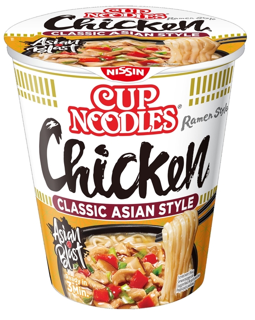 Noodles Nissin ginger chicken cup