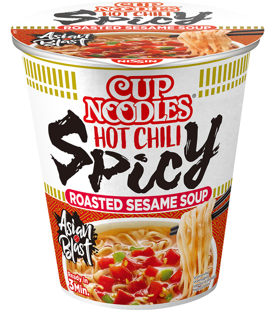 Noodles Nissin hot chili spicy cup