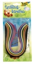 Filigraanstroken Folia 140 stuks 0.4x34.5cm en 140 stuks 0.8x34.5cm assorti kleuren