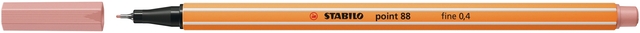 Fineliner STABILO point 88/28 fijn donkerblush