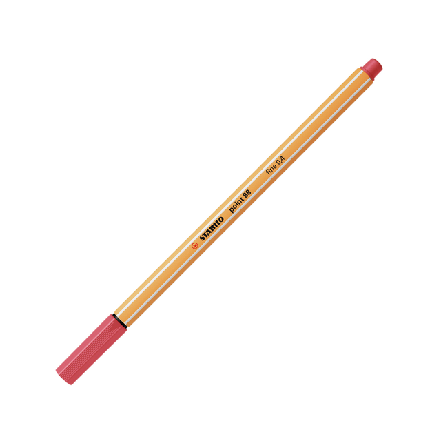 Fineliner STABILO point 88/47 Fin rouge terracotta