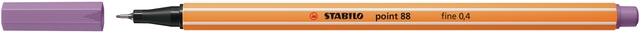 Fineliner STABILO point 88/62 fijn pruimenpaars