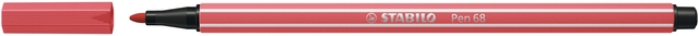 Viltstift STABILO Pen 68/47 medium roestig rood