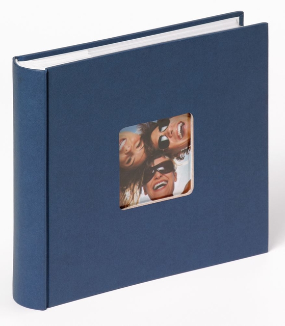 Fotoalbum walther design Fun 24cmx22cm voor 200 foto's blauw