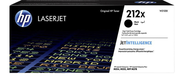Cartouche toner HP W2120X 212X noir