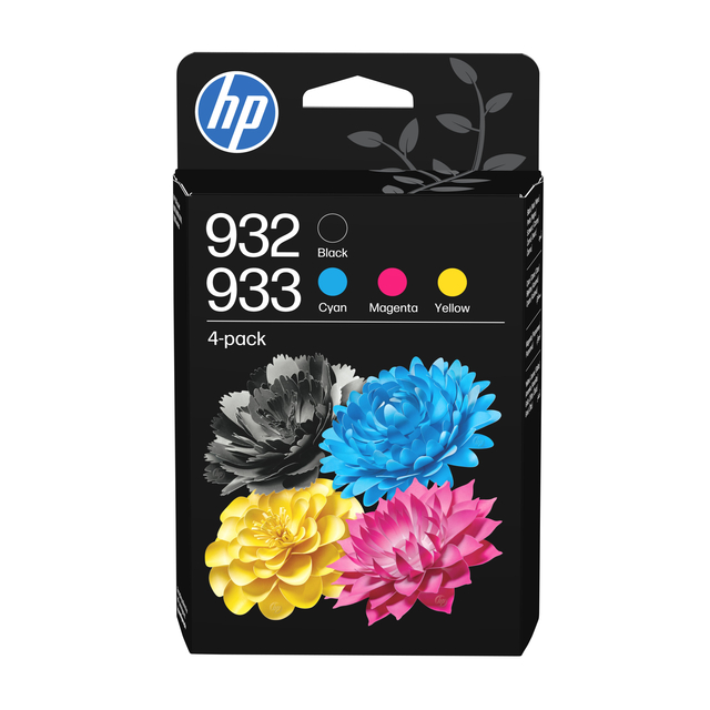 Cartouche d'encre HP 6ZC71AE 932 933 noir + 3 couleurs