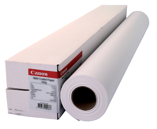 Inkjetpapier Canon 914mmx45m 90gr mat gecoat